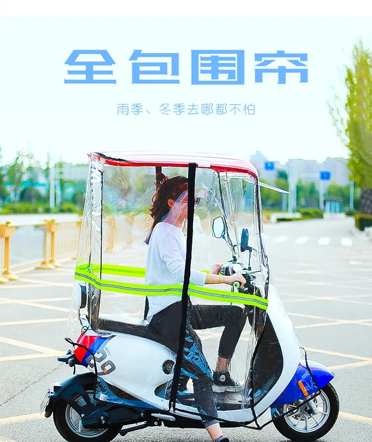 Electric Car & Motorcycle Canopy – Weatherproof Sun Shade