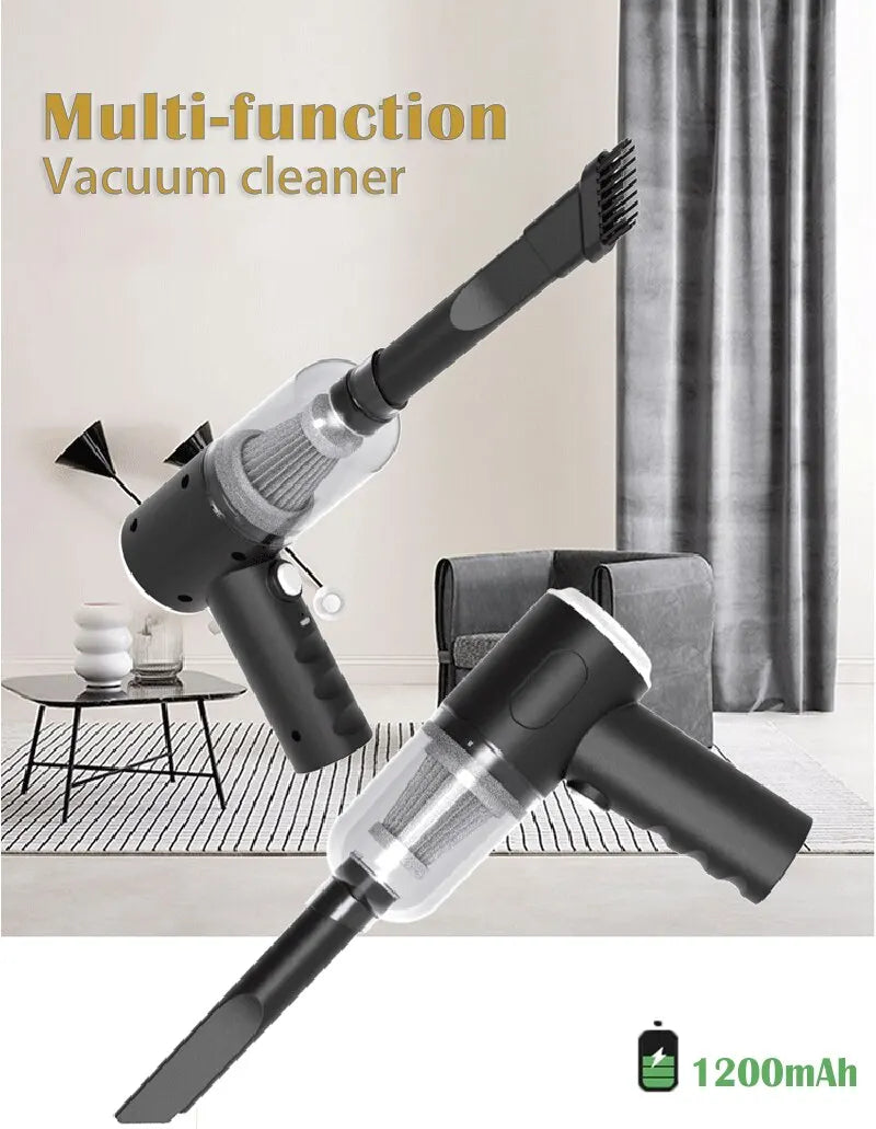 9000Pa Wireless Car Vacuum Cleaner USB Rechargeable Mini Wet & Dry Handheld