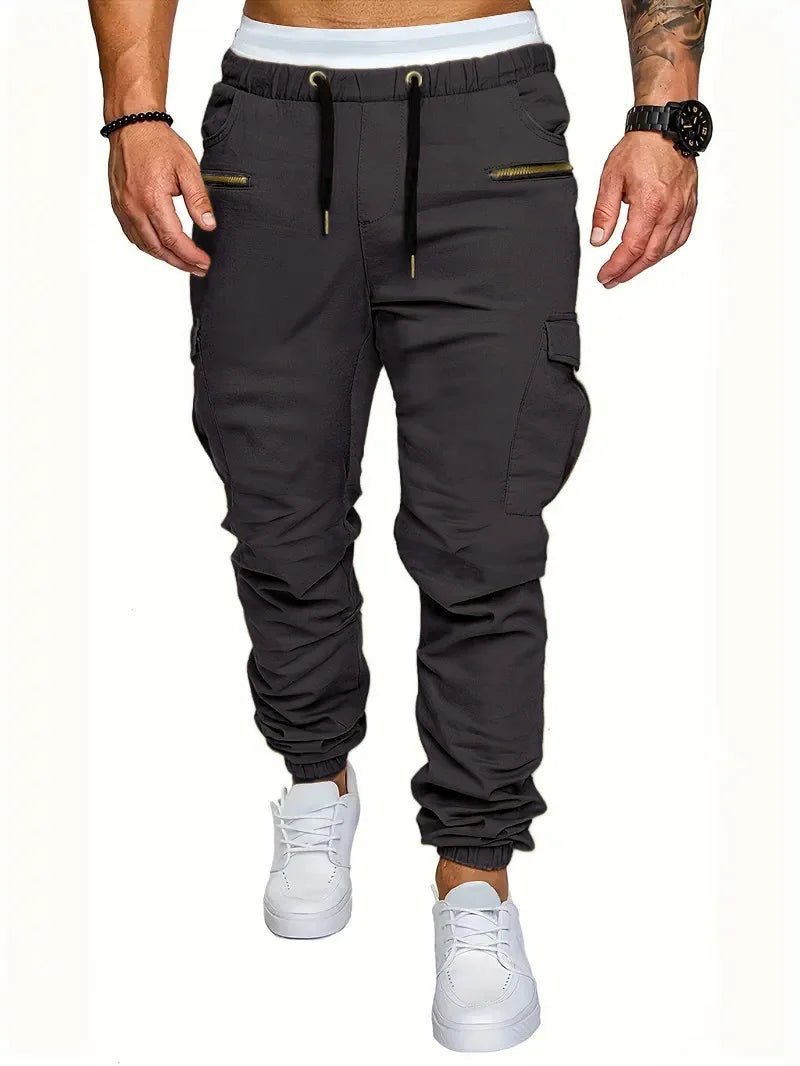 Men’s Tactical Multi-Pocket Cargo Pants Autumn