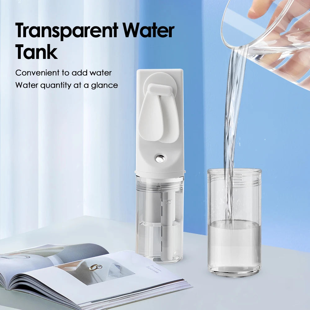 Portable Handheld Mist Fan USB Rechargeable Folding Hand Fan With Water Spray Mist Portable USB Mini Charging Fan Office Fan