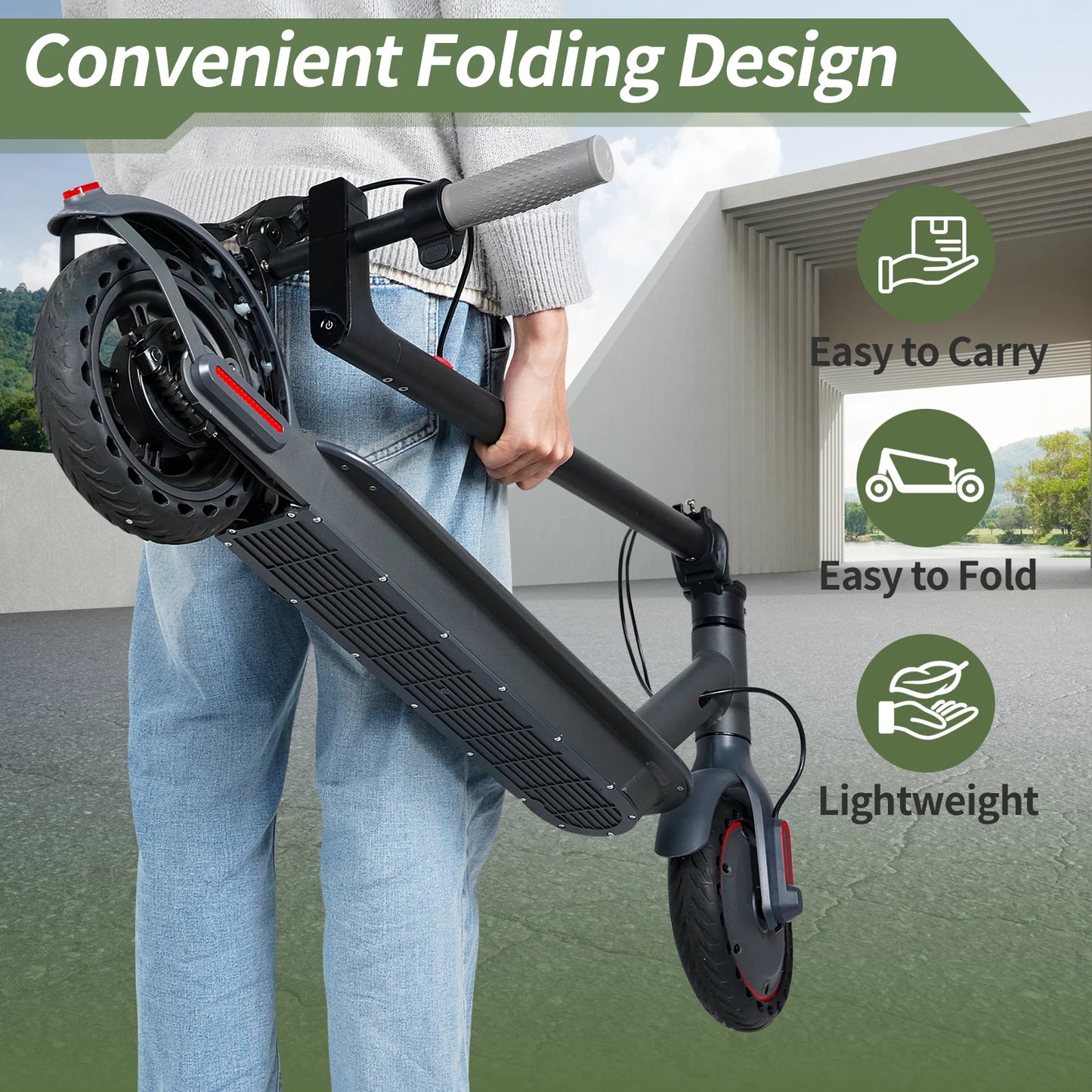 ES80/M365 X1 Electric Scooter – 36V 500W 35KM Range