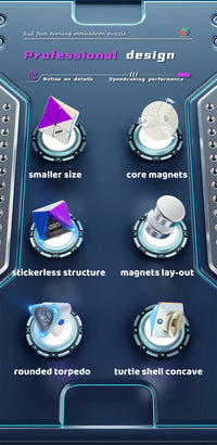 DianSheng Galaxy Cluster 2x2 FTO Magnetic Cube Toy