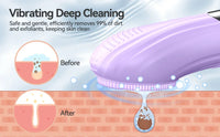 Heated Silicone Facial Cleansing Brush – 5 Speed Rechargeable