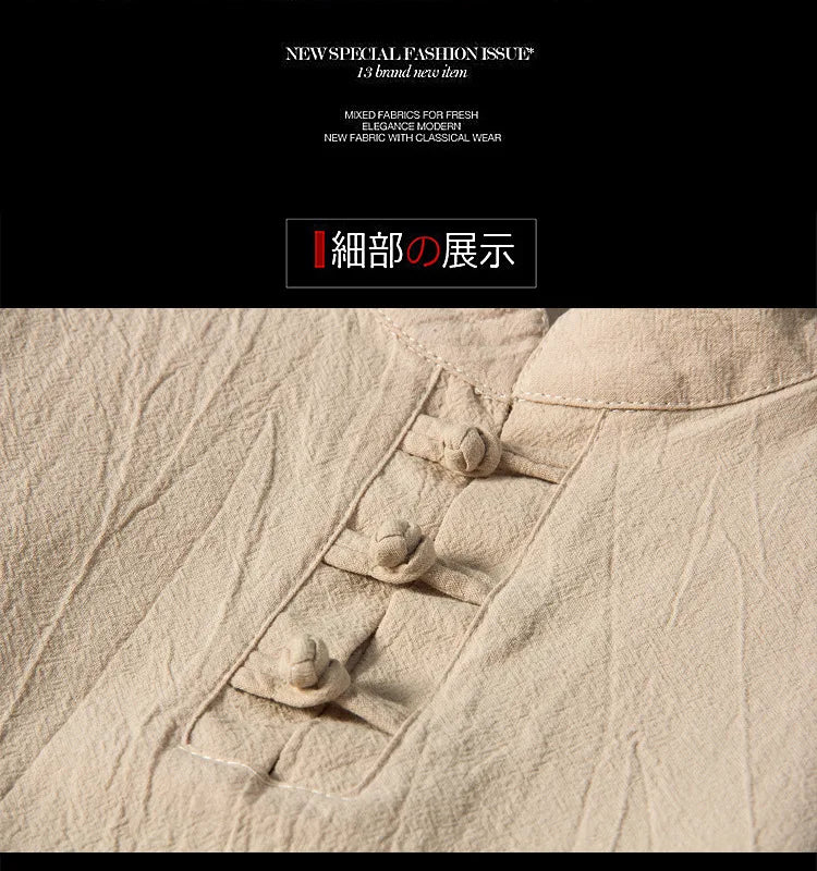 Men’s Cotton Suit Set