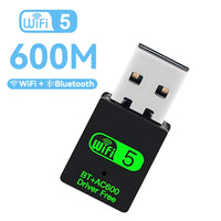 600Mbps USB WiFi Bluetooth Adapter – Dual Band 2-in-1