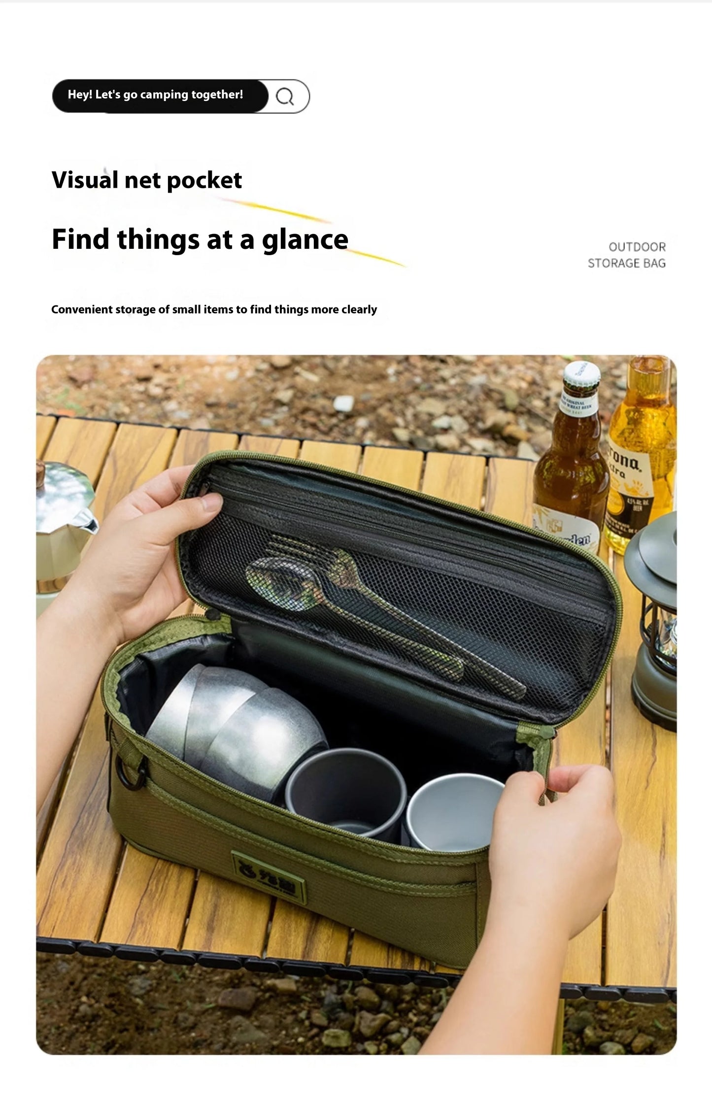 Outdoor Camping Storage Bag – Multi-Functional Organizer