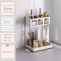 Multi-Functional Kitchen Seasoning & Storage Rack