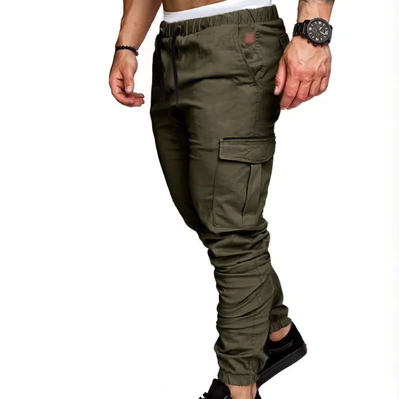 Men’s Tactical Multi-Pocket Cargo Pants Autumn