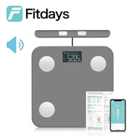 Fitdays Smart Body Fat Scale – 8-Electrode Fitness Analyzer