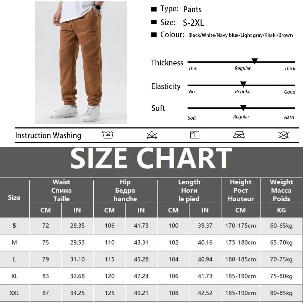 Men’s Jogging Sports Pants – Casual Autumn Winter Joggers