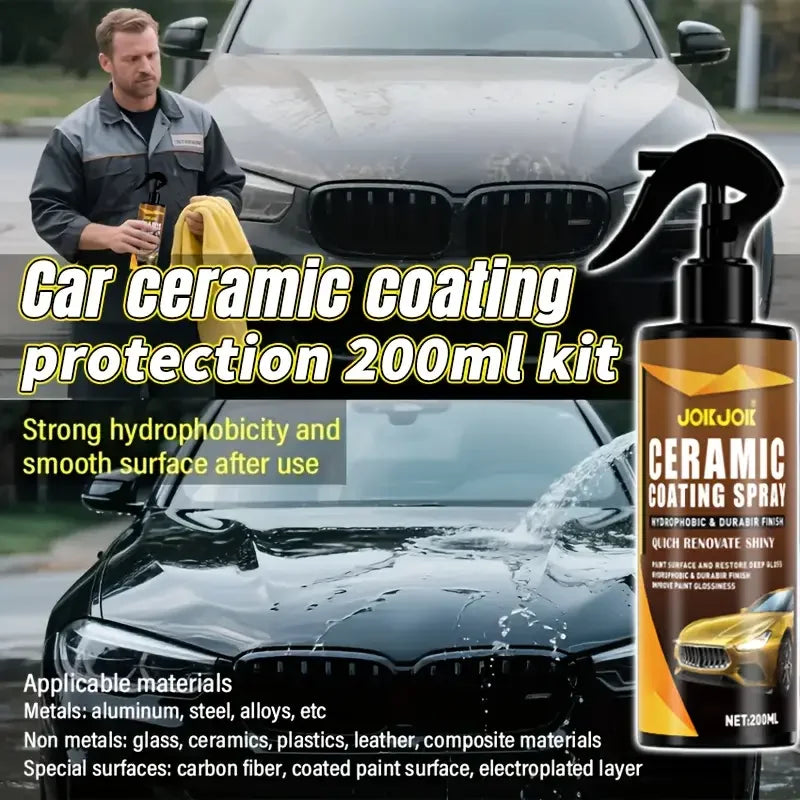 200ml Car Ceramic Coating Spray – Hydrophobic Protection