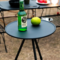 Portable Round Camping Table Adjustable & Lightweight