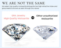 Moissanite Drop Earrings – 925 Sterling Silver