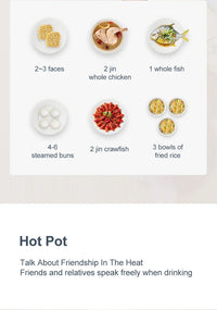 Rice cooker multi-function pot multi-function pot mini hot pot pot soup household appliances kitchen pot suitable for 1-3 people