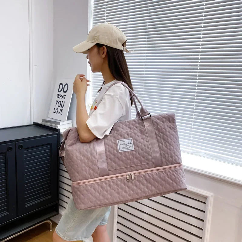 Women’s Large Travel Duffle Bag Lightweight Weekender