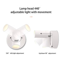 Xiaomi Youpin LED Lamp Household Magnetic Wall Lamp Wireless Rechargeable Movable No Punching Bedroom Bedside Reading Lamp NEW