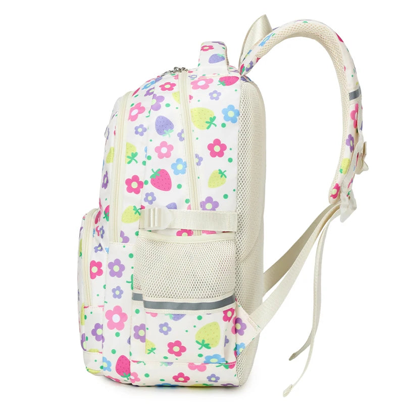 Schoolbags for Primary School Girls, Fashionable Backpacks, Large Capacity Junior High School Students, Versatile Backpacks