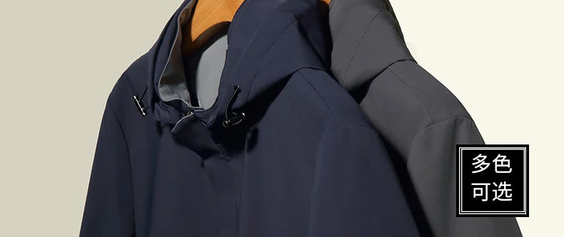 Trench Coat – Business Casual Single Breasted Jacket