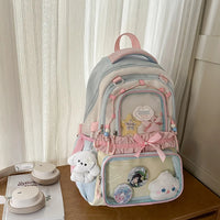 Large Capaci Children's School Bag Set for Girls Primary And Middle School Double oulder Bapa Sweet College Sle