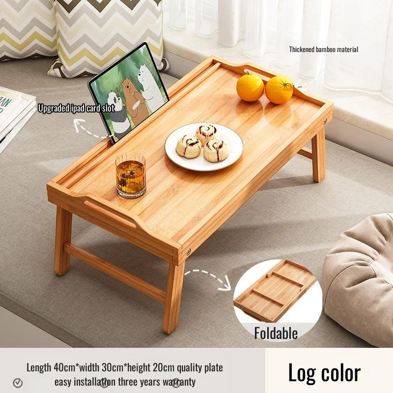 Square Folding Tea Table – Lightweight Tatami Floor Desk