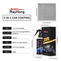 3-in-1 Car Ceramic Coating Liquid Crystal – High Protection