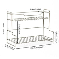 Double-Layer Kitchen Organizer Shelf – Waterproof Sink Storage