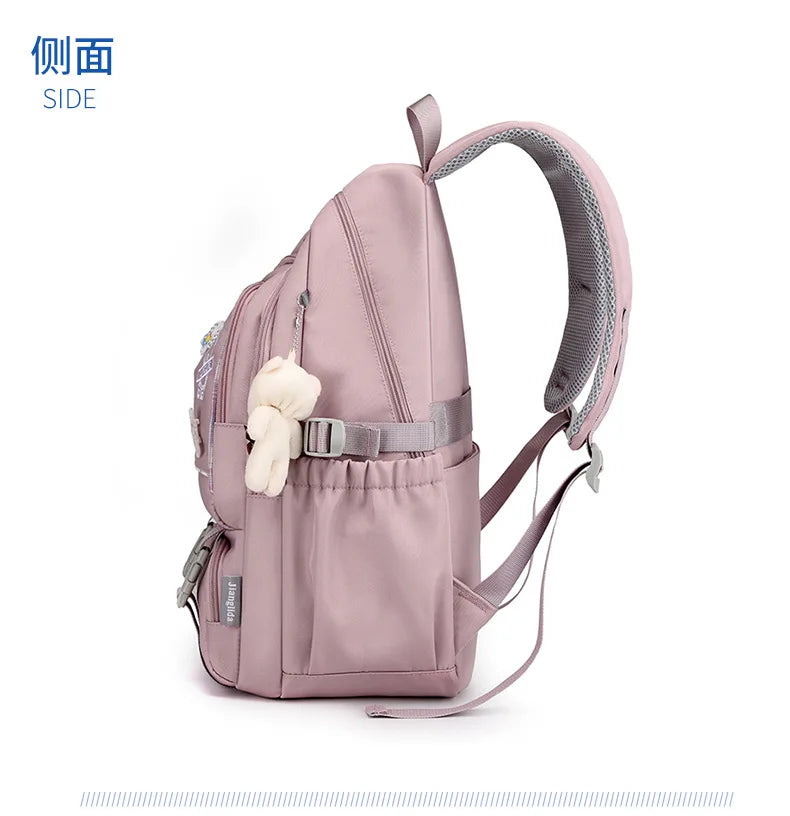 Children School Bags For Girls Large Schoolbag Kawaii Primary School Backpack Kids Book Bag Waterproof Laptop Travel Rucksack