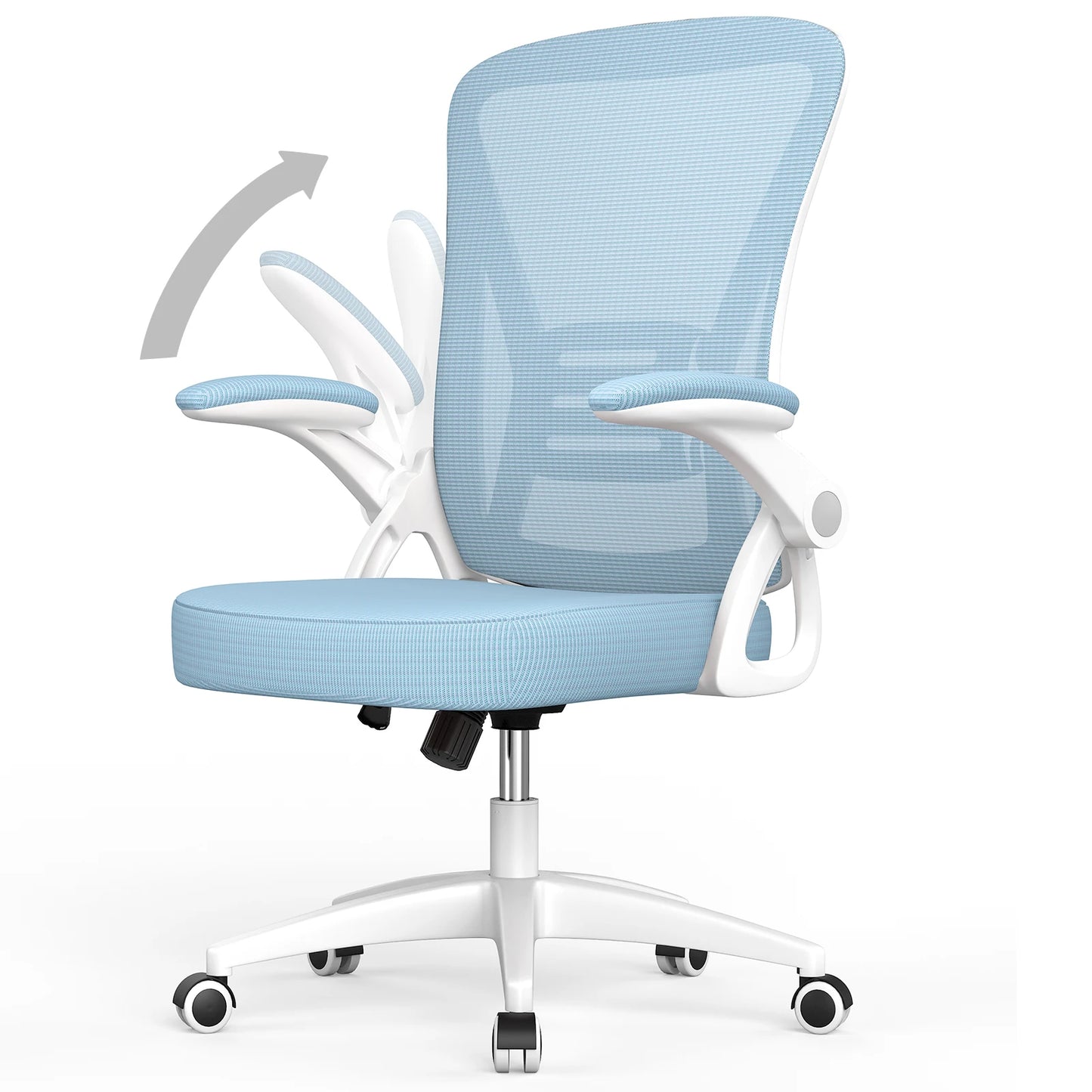 Ergonomic Mesh Office Chair – Lumbar Support & Flip Armrests