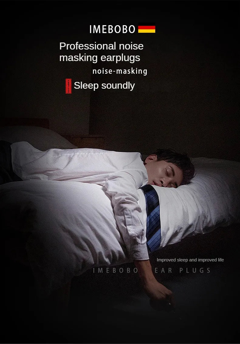 Noise-Cancelling Silicone Earplugs – Sleep & Soundproof