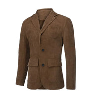Men’s Corduroy Casual Suit Jacket – Autumn Fashion Coat