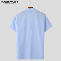 Men’s Striped Two-Piece Set