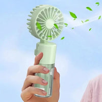 Summer Spray Mist Fan Mini Water Fan F2 Portable Handheld Rechargeable Outdoor Small Fan for Student Dormitory Cooling Tools