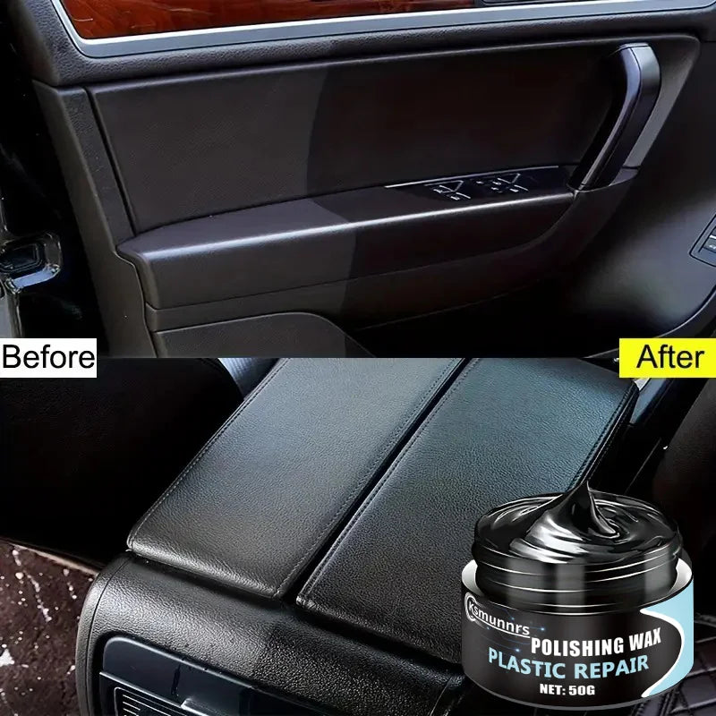 Multifunction Car Care Kit – Leather, Plastic & Tire Polish