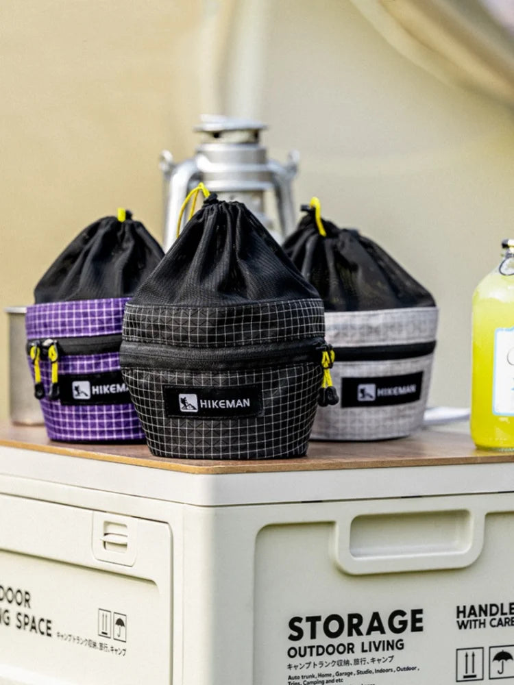 Camping Bowl Storage Bag Portable Tableware Organizer