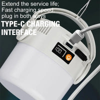 Portable camping light, LED camping light, outdoor tent light, rechargeable flashlight, LED tent light, portable durable camping