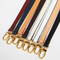 56cm Leather Bag Strap with Golden Buckle – Replacement Belt