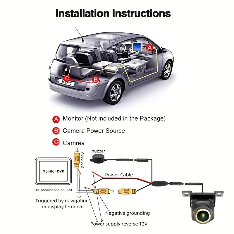 1080P AI Smart Car Camera with Parking Assist