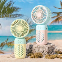 Cute Mini USB Handheld Fan – Portable Cartoon Design