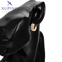 Xuping  Jewelry New Exquisite Style Pearl Round Shape Gold Color Rings Earrings Set for Women Set Party Wish Gifts 6533810