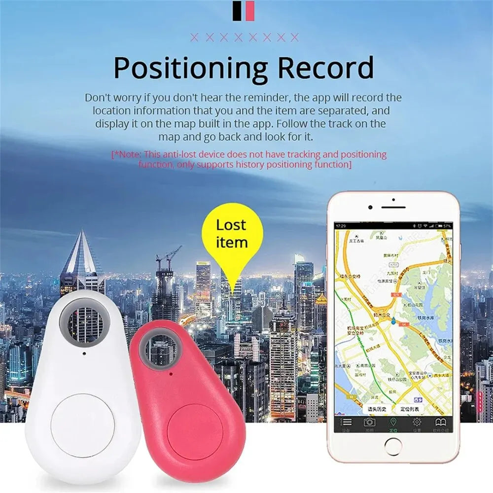 Mini GPS Tracker Smart Finder for Pets, Kids & Keys