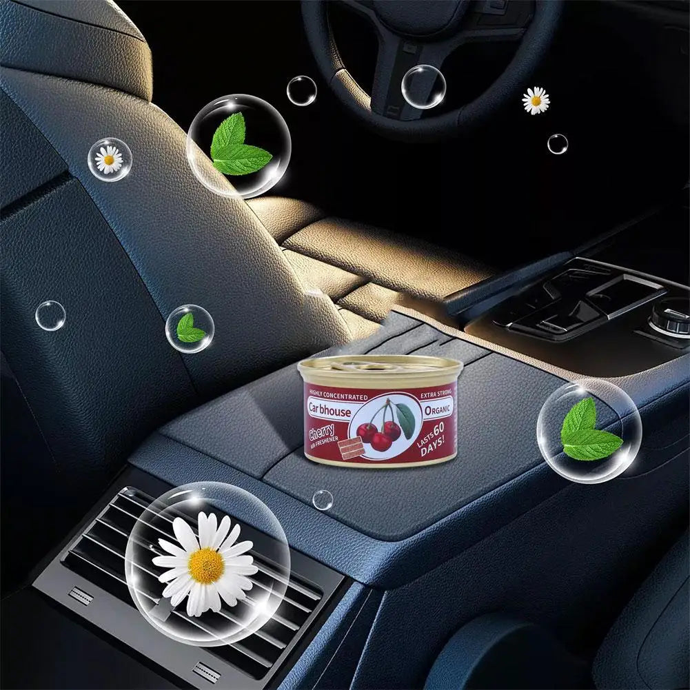 Car Air Freshener Coffee Scent Wood Block Perfume