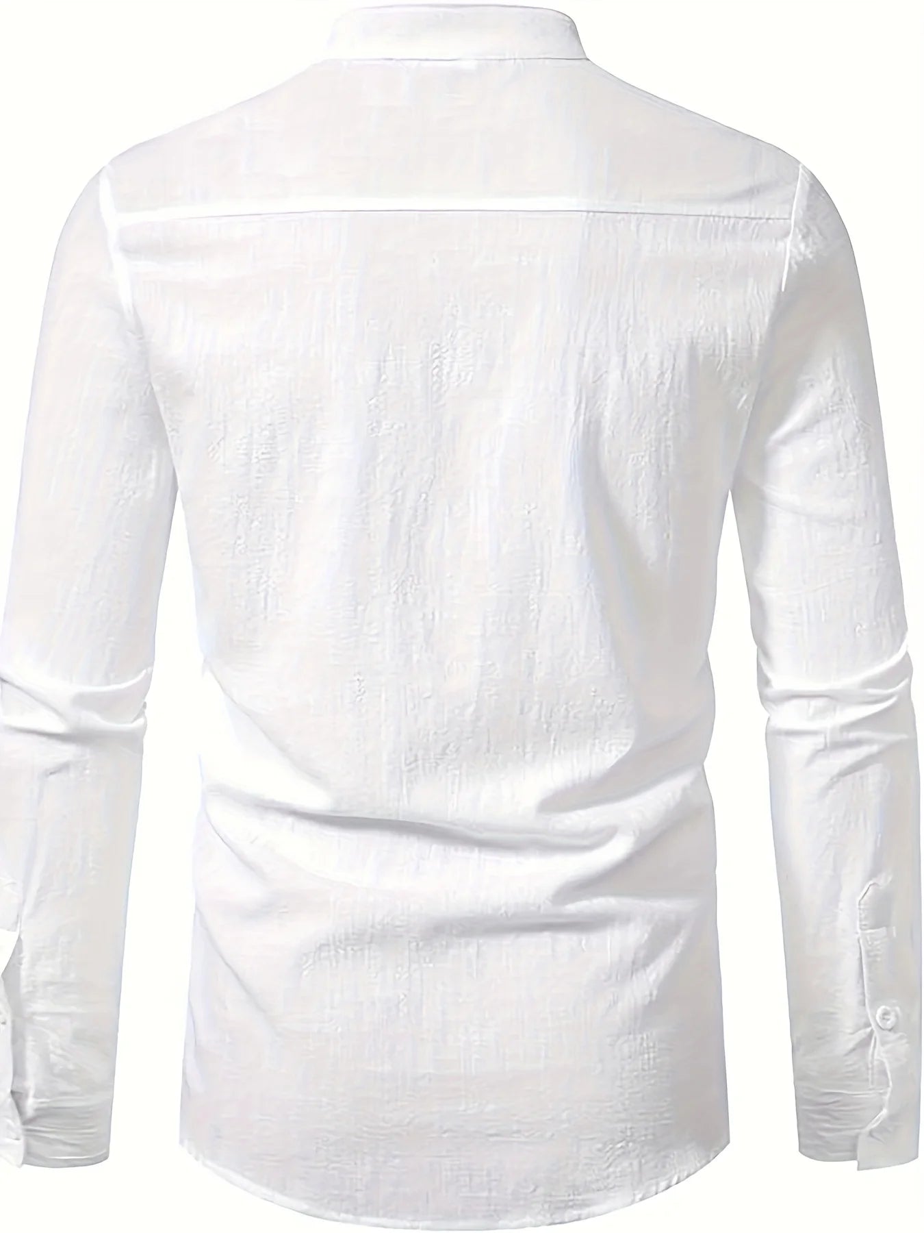 Men’s Linen Long Sleeve Breathable Shirt