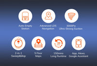 T10s Robot Vacuum with Auto-Empty Station