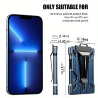 Anti-Theft Aluminum Alloy Work Card & ID Holder