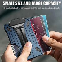 Anti-Theft Aluminum Alloy Work Card & ID Holder