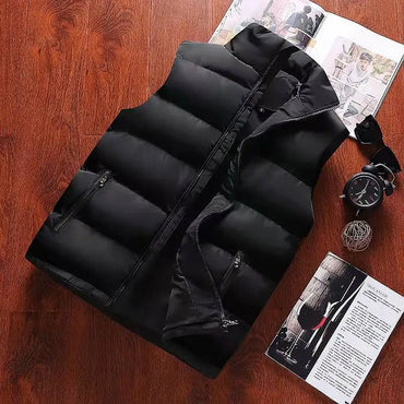 Men’s Winter Warm Vest Jacket – Waterproof Sleeveless Coat