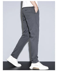Men’s Cotton Stretch Business Pants – Slim Fit Trousers