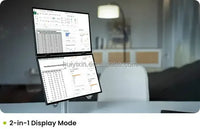 15.6" Tri-Screen Laptop Extender – Touch Dual Display