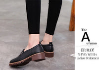 Summer Footwear for Woman Flat Solid Color Oxford Shoes