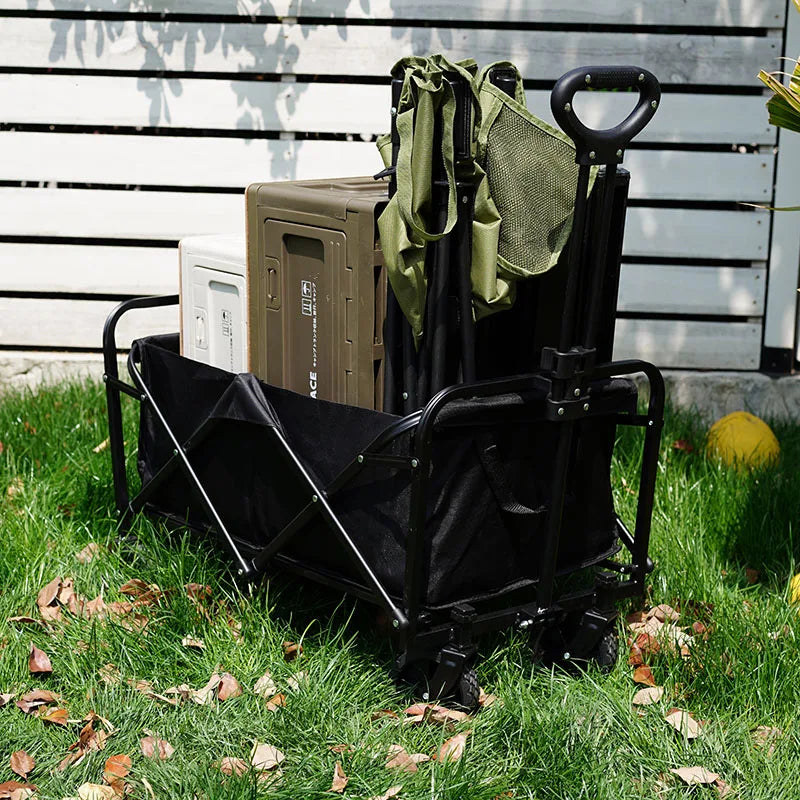 Outdoor Camping Cart – Large Capacity Foldable Trolley